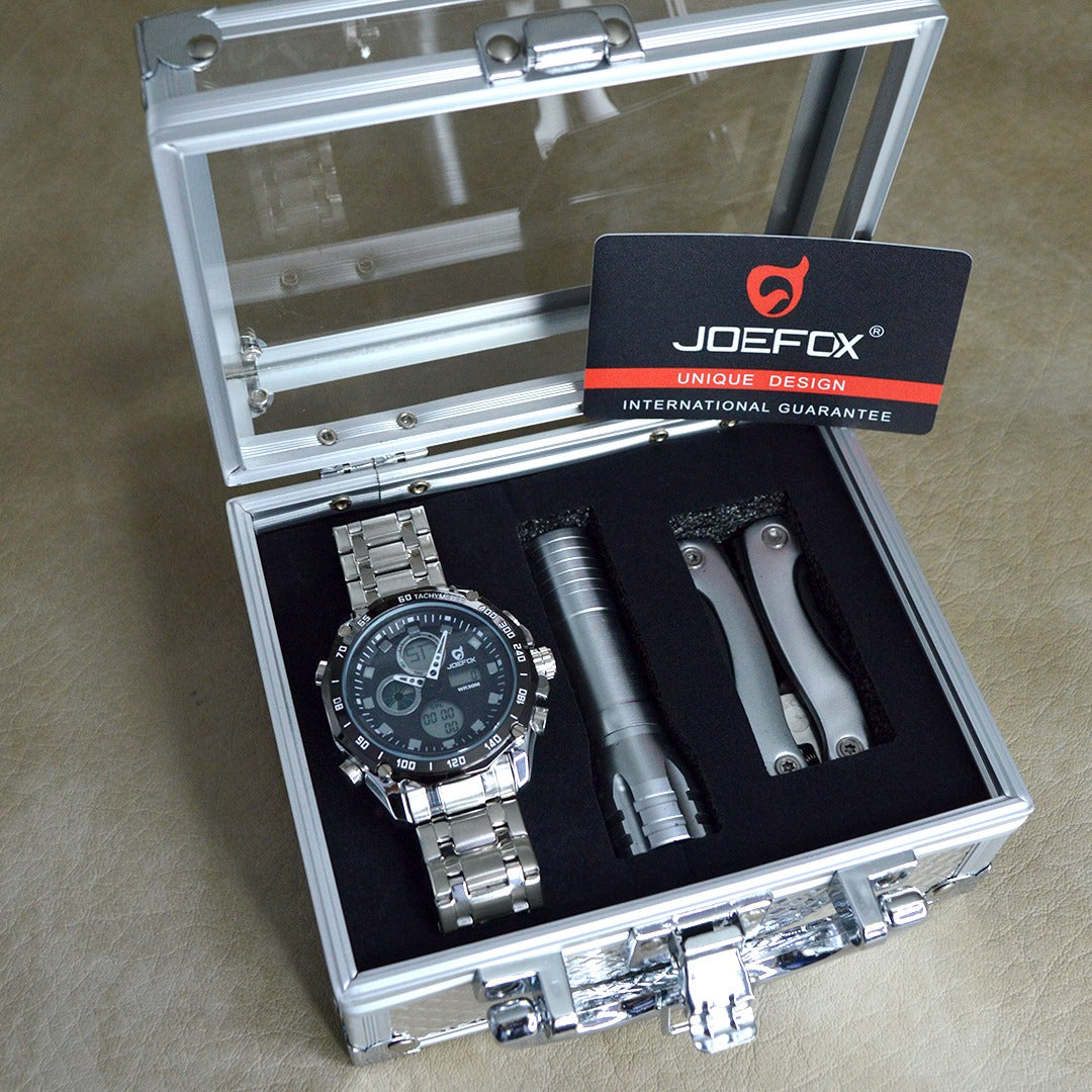 Combo Estuche + Reloj Joefox 1 muchi