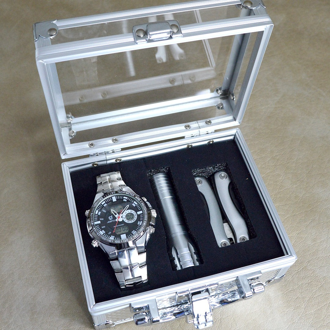 Combo Estuche + Reloj Joefox 5 muchi