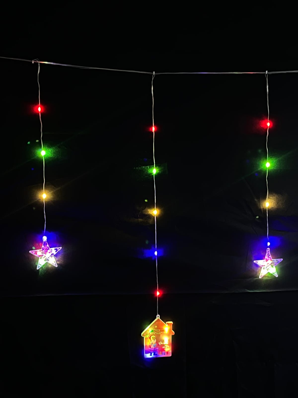 Cortina casas y estrellas X 100L 3M