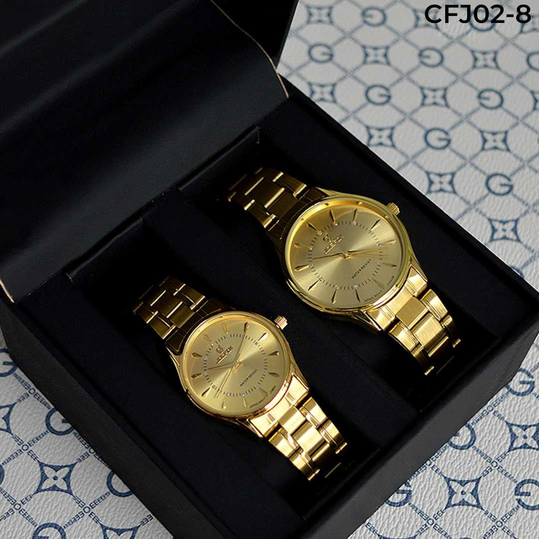 Pareja de relojes metálica Joefox 7 muchi