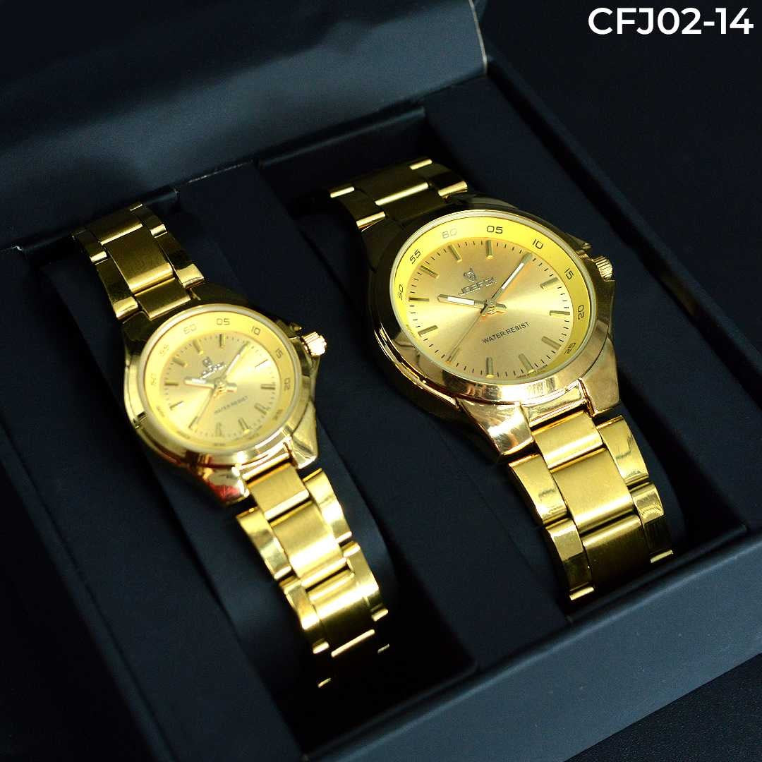 Pareja de relojes metálica Joefox 6 muchi
