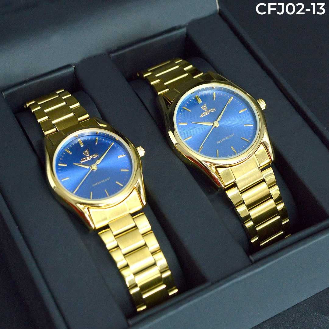 Pareja de relojes metálica Joefox 2 muchi