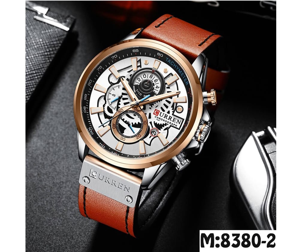 Reloj Curren de Cuero hombre 8380 2 muchi
