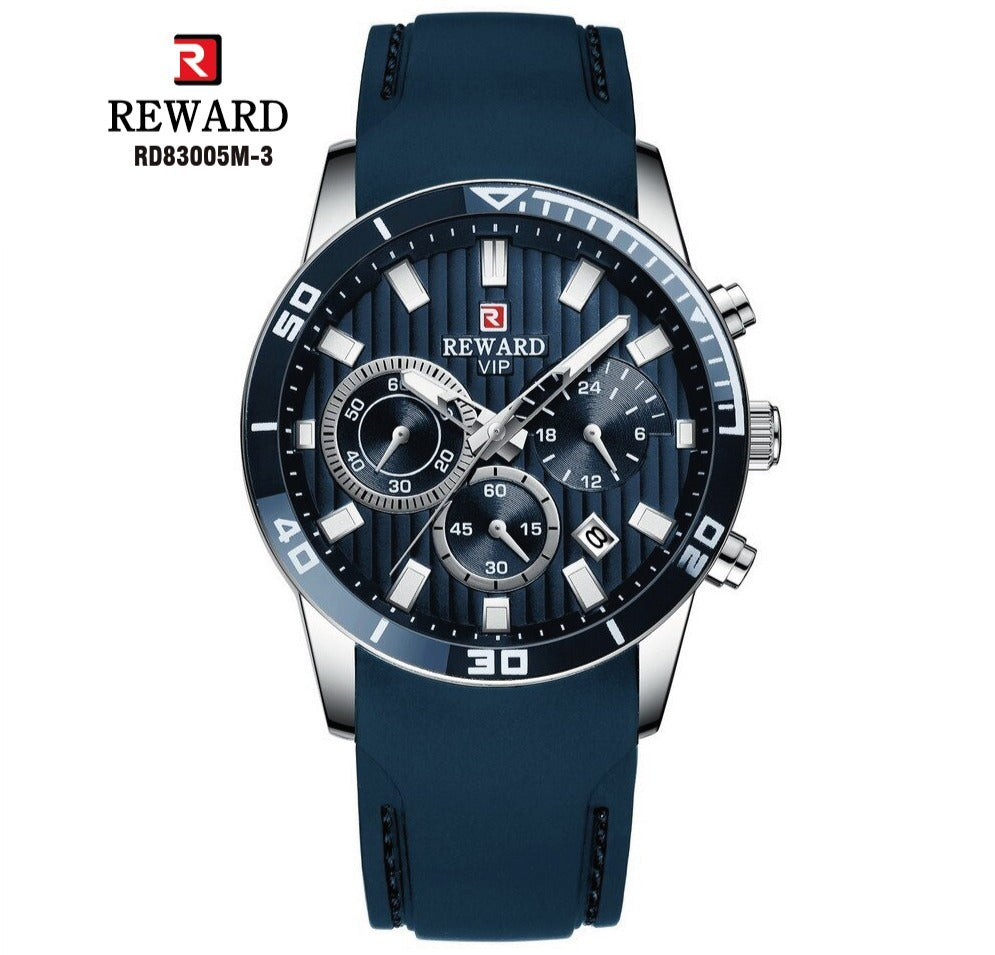 Reloj Reward Deportivo Cronógrafo hombre azul muchi