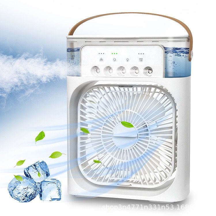Ventilador, Humidificador y Enfriador de Escritorio muchi