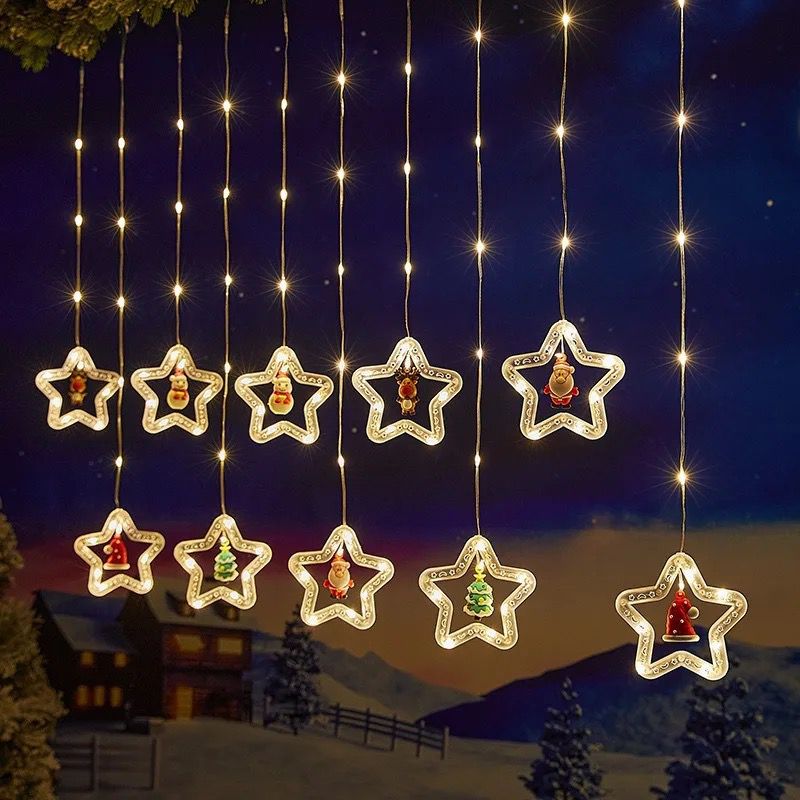 Cortina estrella 3mt muchi
