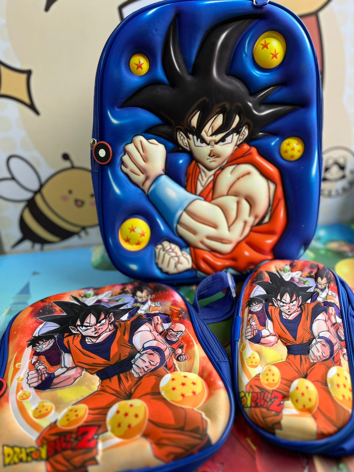 Trío de morral 3D Personajes