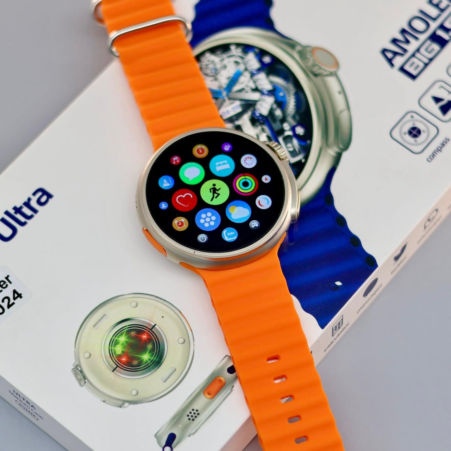 Smartwatch Z78 Ultra Amoled 1 muchi