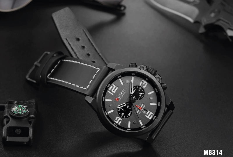 Reloj Curren de Cuero hombre