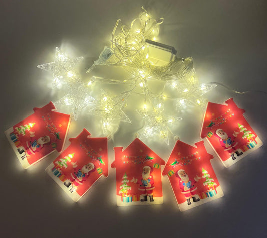 Cortina casas y estrellas X 100L 3M