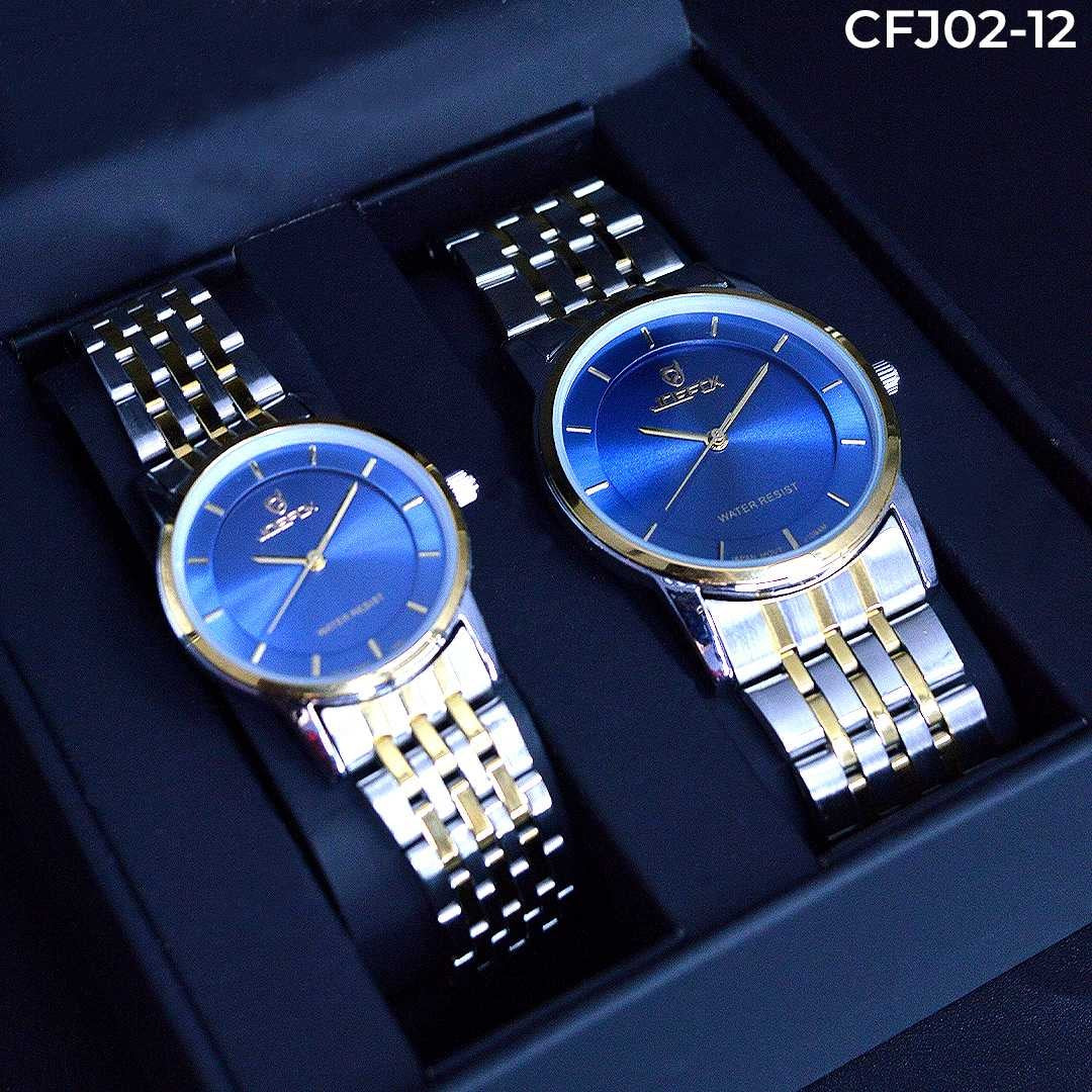 Pareja de relojes metálica Joefox 3 muchi