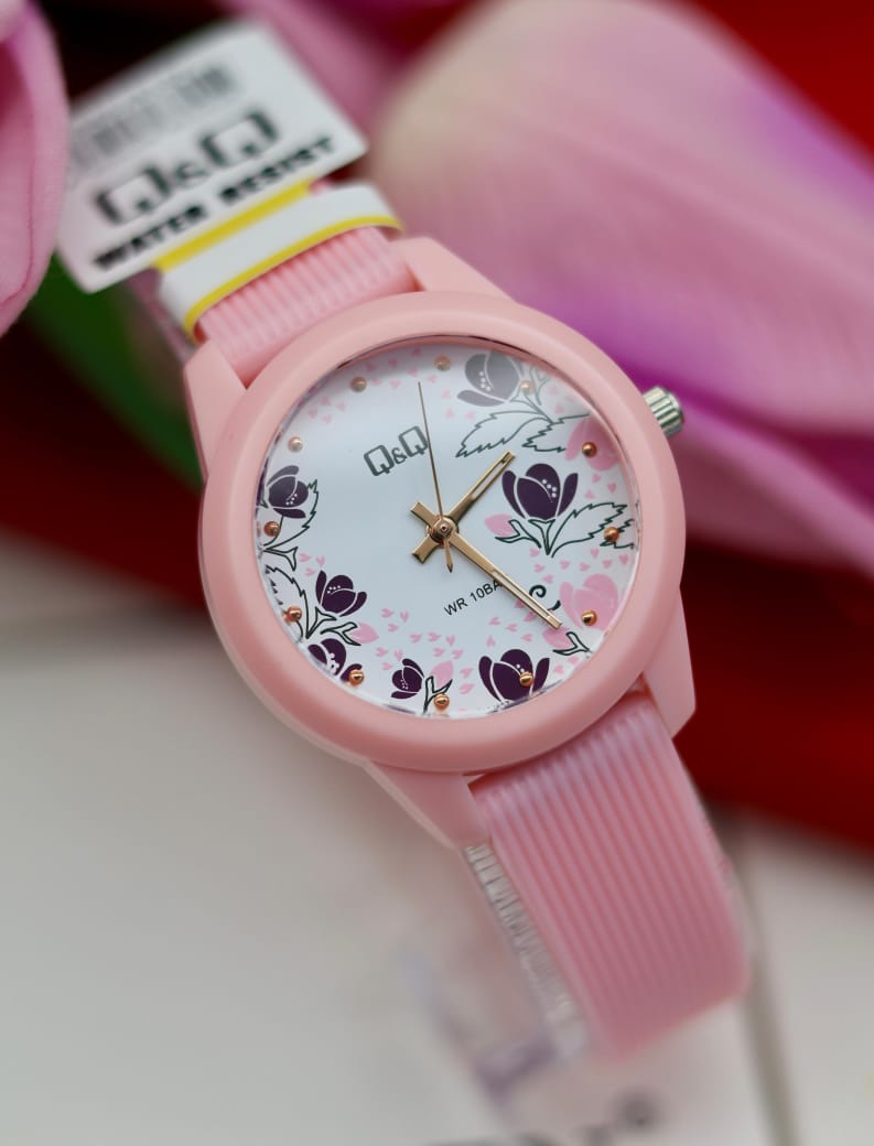 Reloj Q&Q dama goma original
