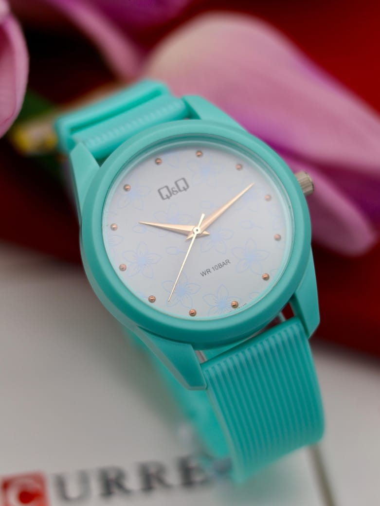 Reloj Q&Q dama goma original