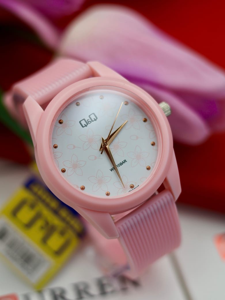 Reloj Q&Q dama goma original