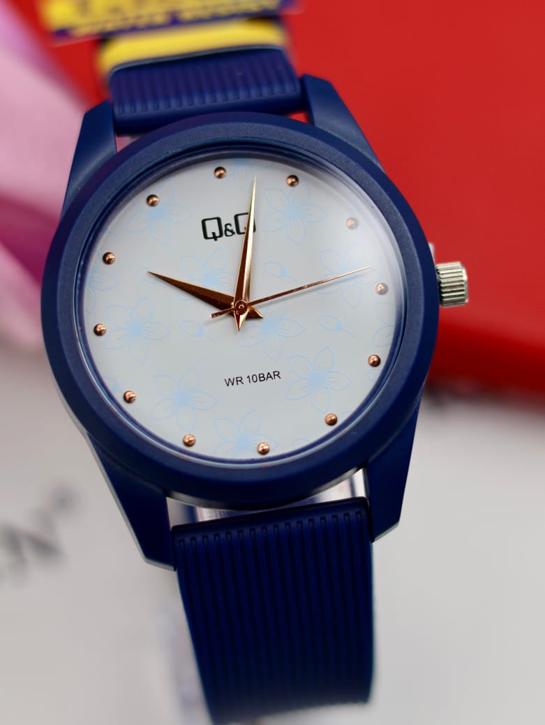 Reloj Q&Q dama goma original