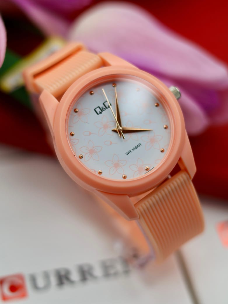 Reloj Q&Q dama goma original