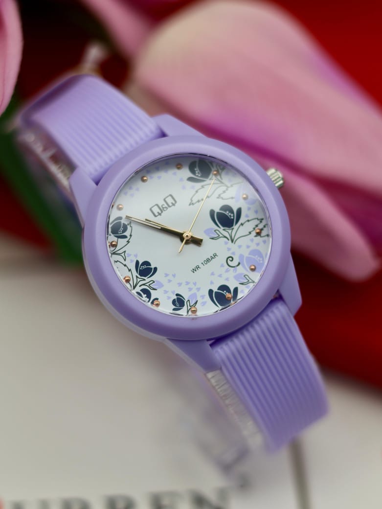Reloj Q&Q dama goma original