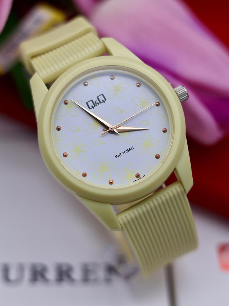 Reloj Q&Q dama goma original