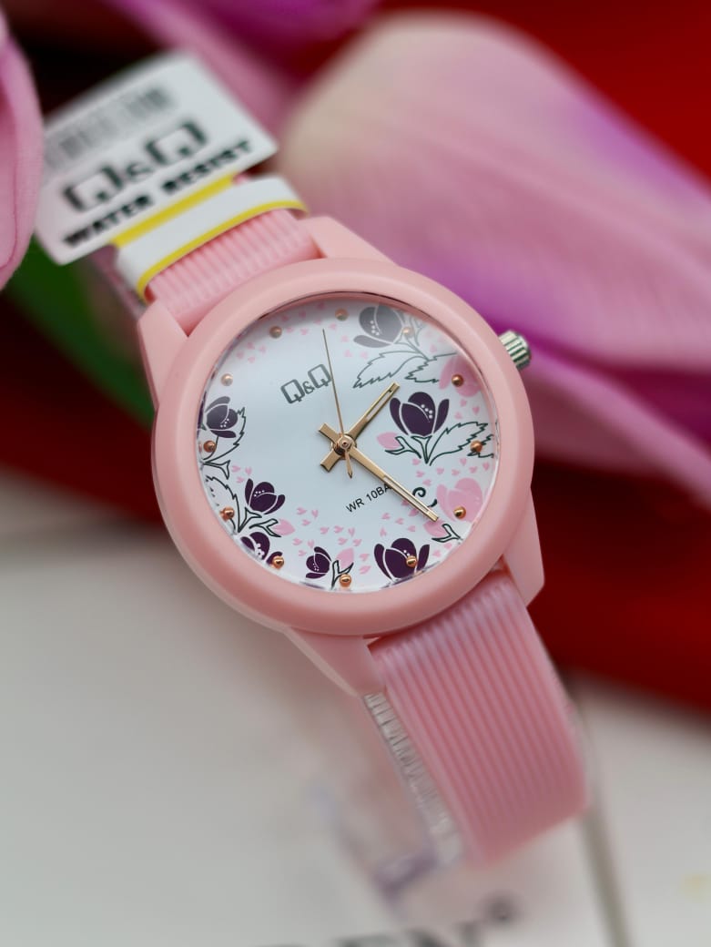 Reloj Q&Q dama goma original