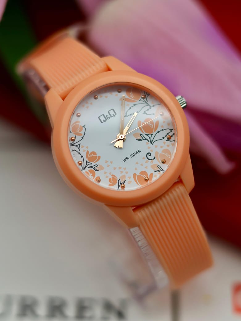 Reloj Q&Q dama goma original