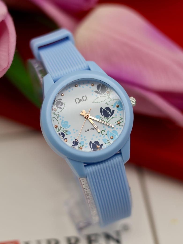 Reloj Q&Q dama goma original