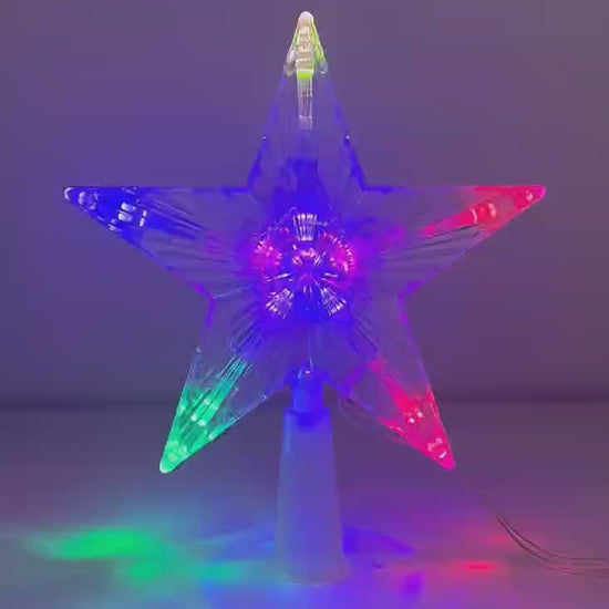 Estrella con luces multicolor muchi 