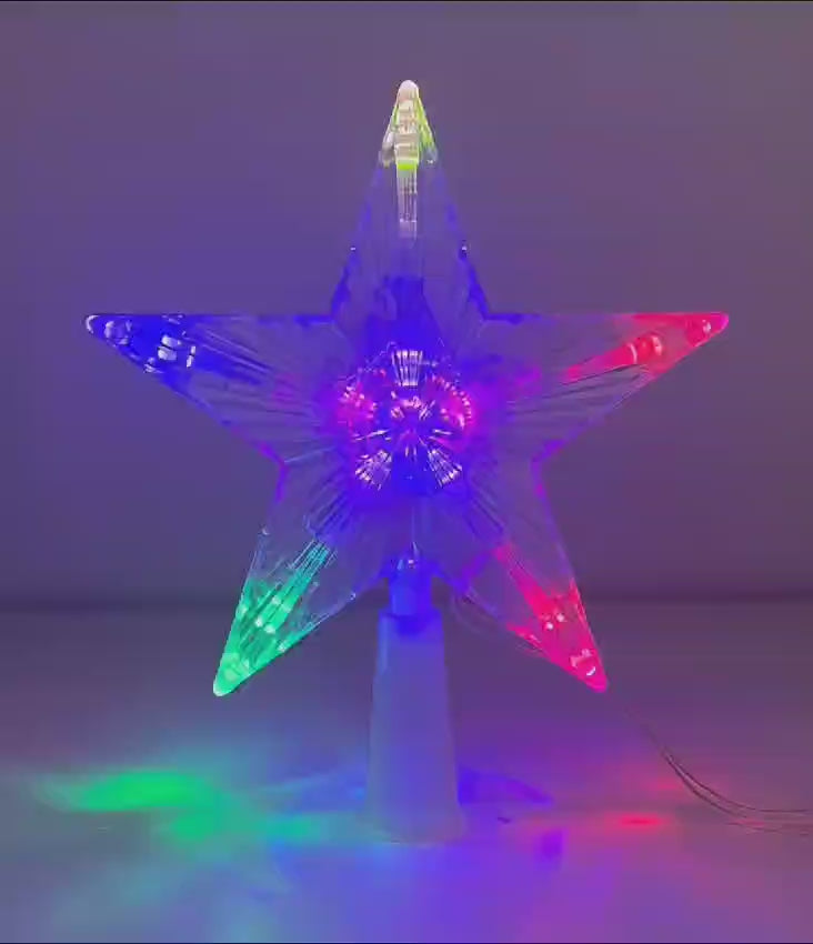 Estrella con luces multicolor muchi 