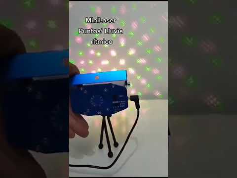 Video Láser Puntos navideños rítmico muchi