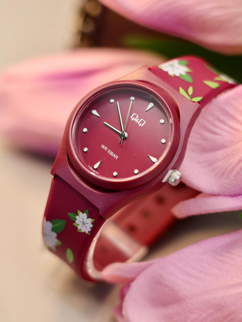 Reloj Q&Q - Producto Original rojo