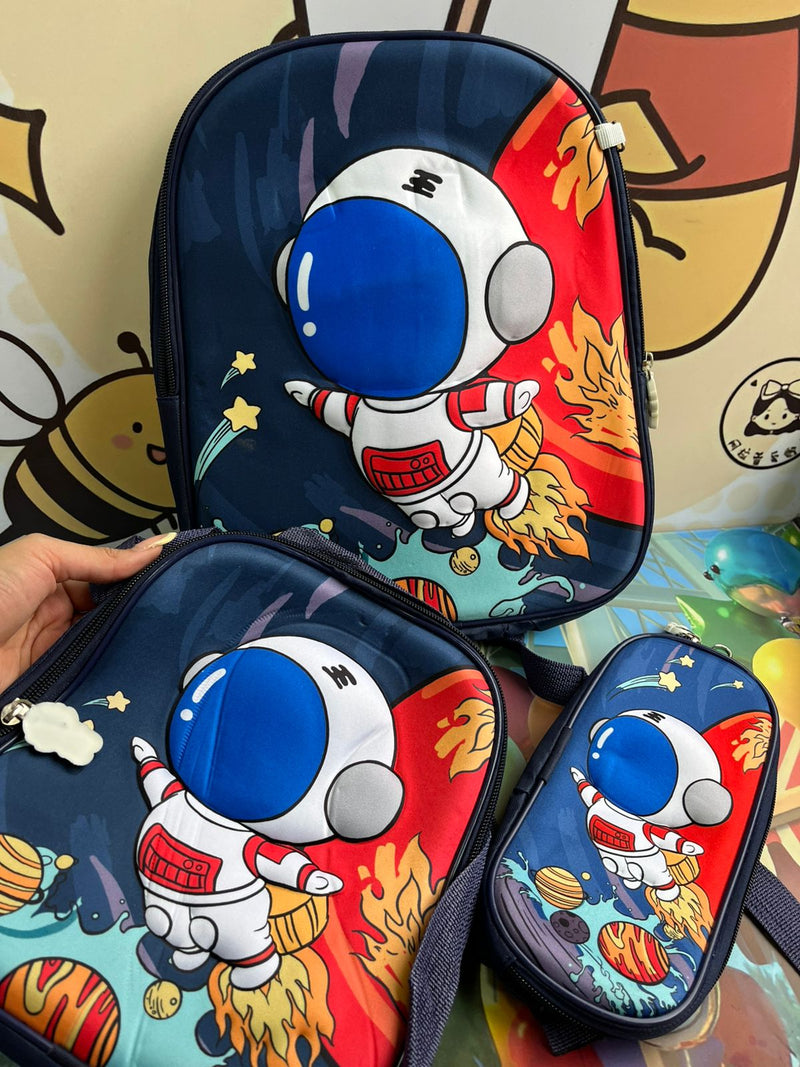 Trío de morral 3D Personajes