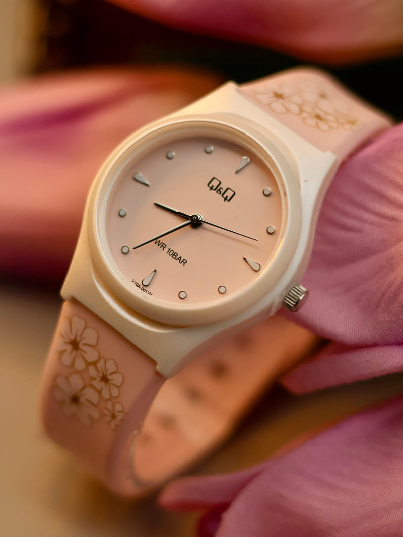 Reloj Q&Q - Producto Original beige muchi 