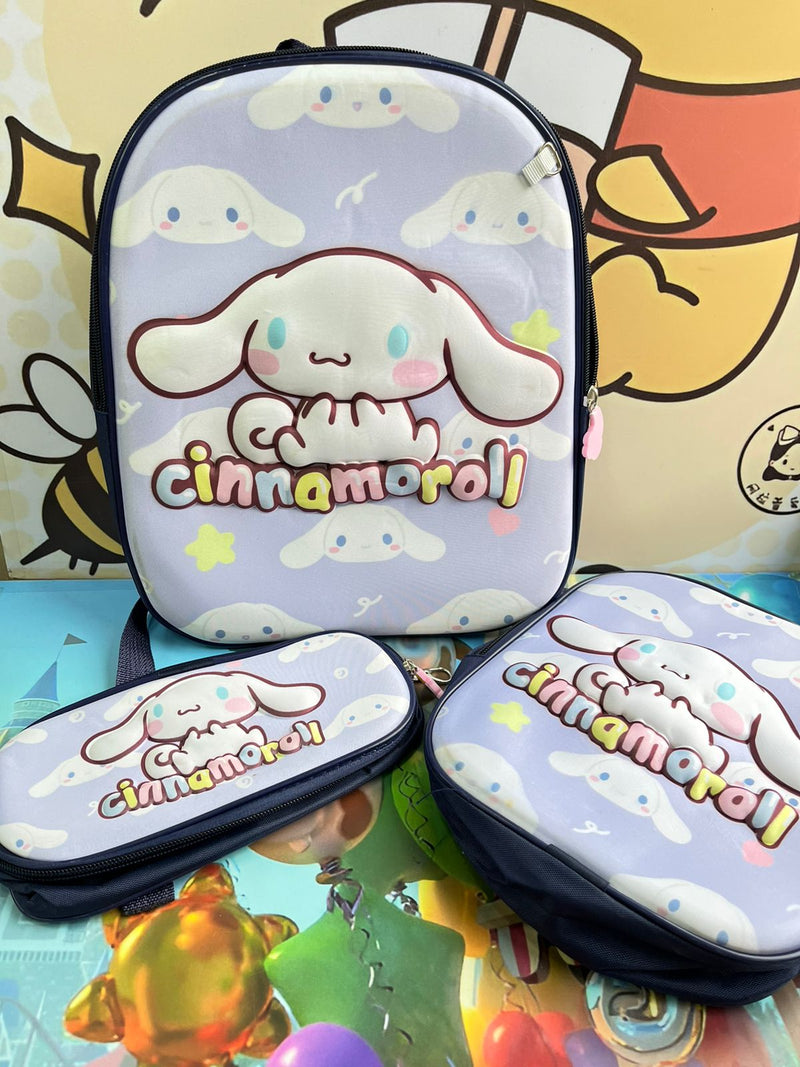 Trío de morral 3D Personajes