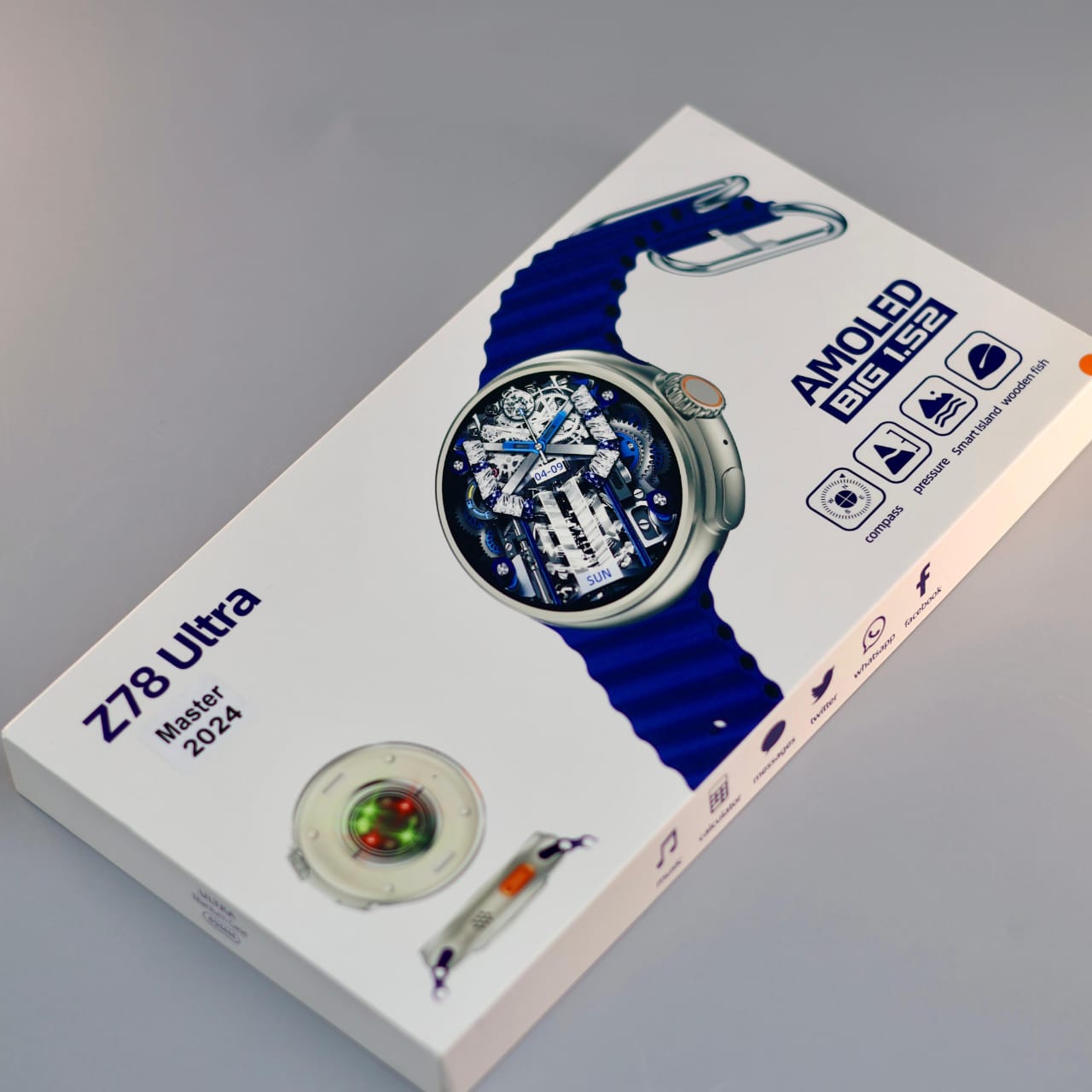 Smartwatch Z78 Ultra Amoled 2 muchi