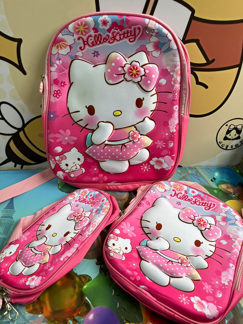 Trío de morral 3D Personajes