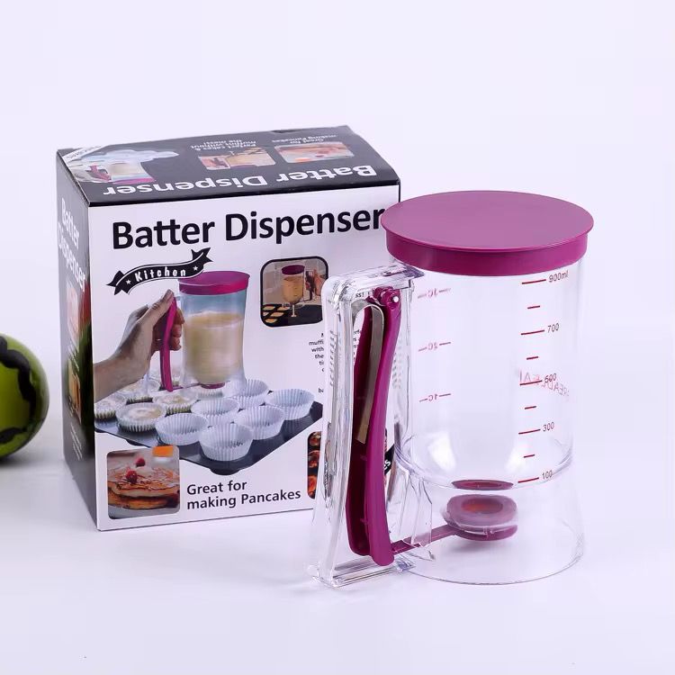 Dispensador de mezcla, repostería fácil y sin desorden