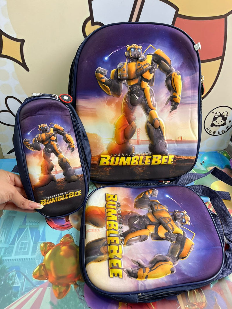 Trío de morral 3D Personajes