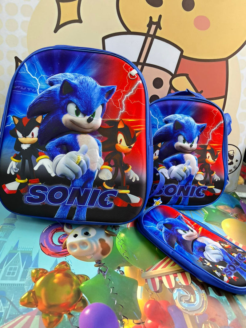 Trío de morral 3D Personajes