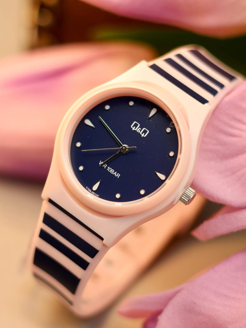 Reloj Q&Q - Producto Original beige con negro muchi