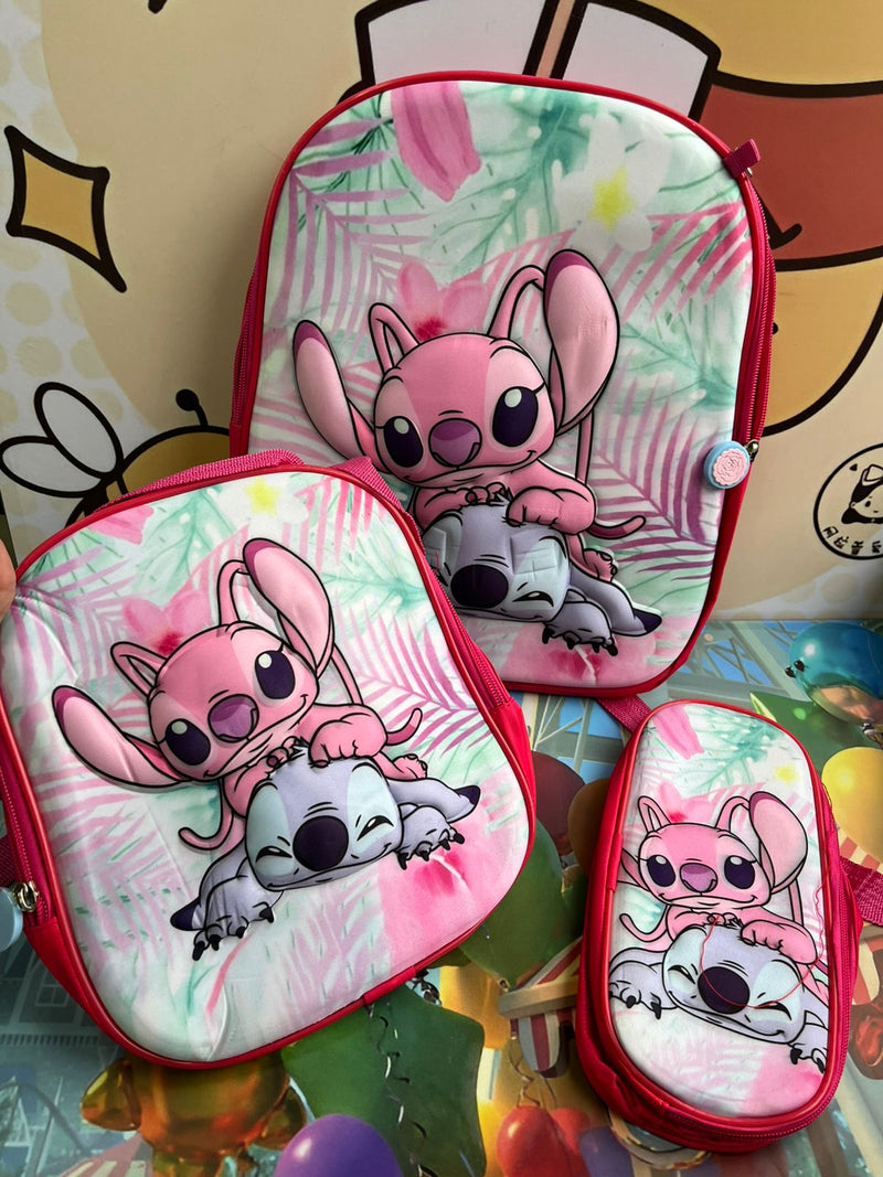 Trío de morral 3D Personajes