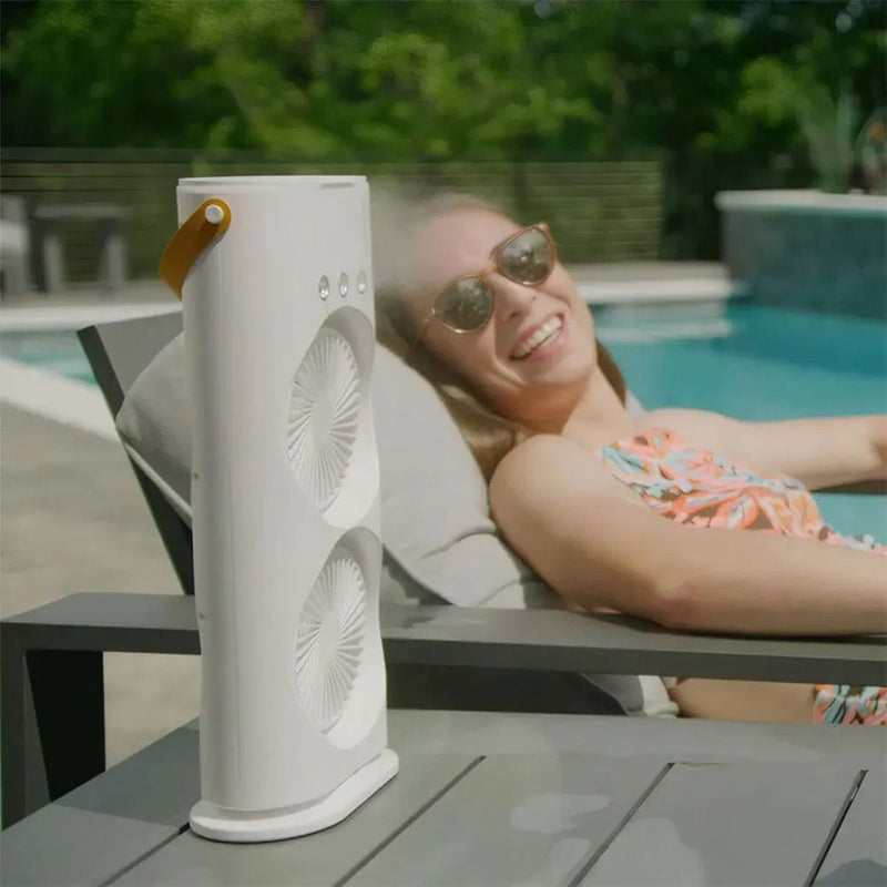 ventilador con humidificador muchi