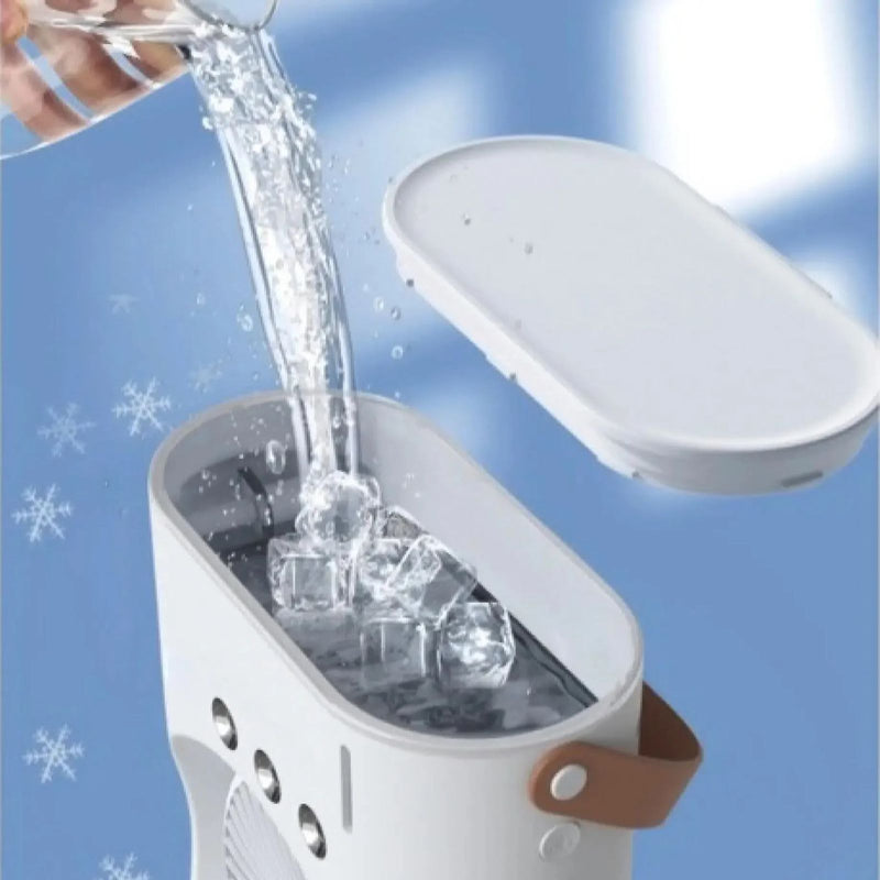 ventilador con humidificador muchi